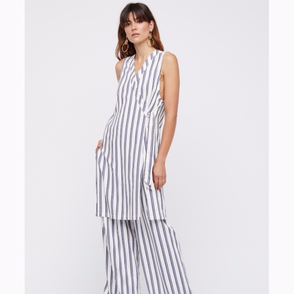 Free people Striped Vest and Pants Set